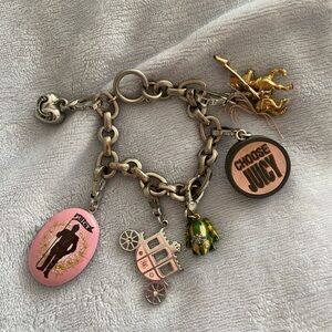 RARE juicy couture fairytale charm bracelet